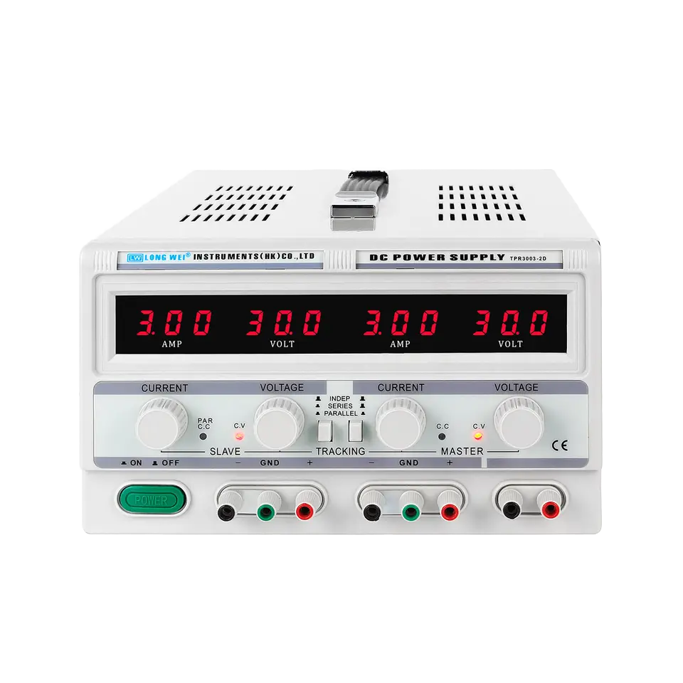 Dual Channel Linear Power Supply 30V 5A - Longwei TPR-3005-2D Linear Dual DC 30V