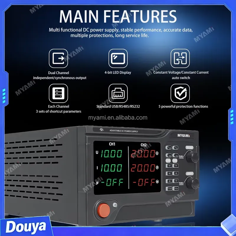 For MYAMi 1200W 60V 20A Dual C - đánh giá và giá High Power 60V 20A Bench Power Supply