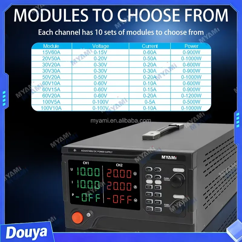 For MYAMi 1200W 60V 20A Dual C - đánh giá và giá High Power 60V 20A Bench Power Supply
