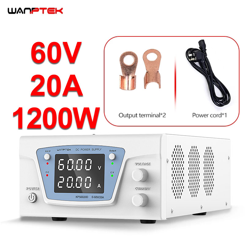 Wanptek Lab DC Power Supply Ad - đánh giá và giá High Power 60V 20A Bench Power Supply