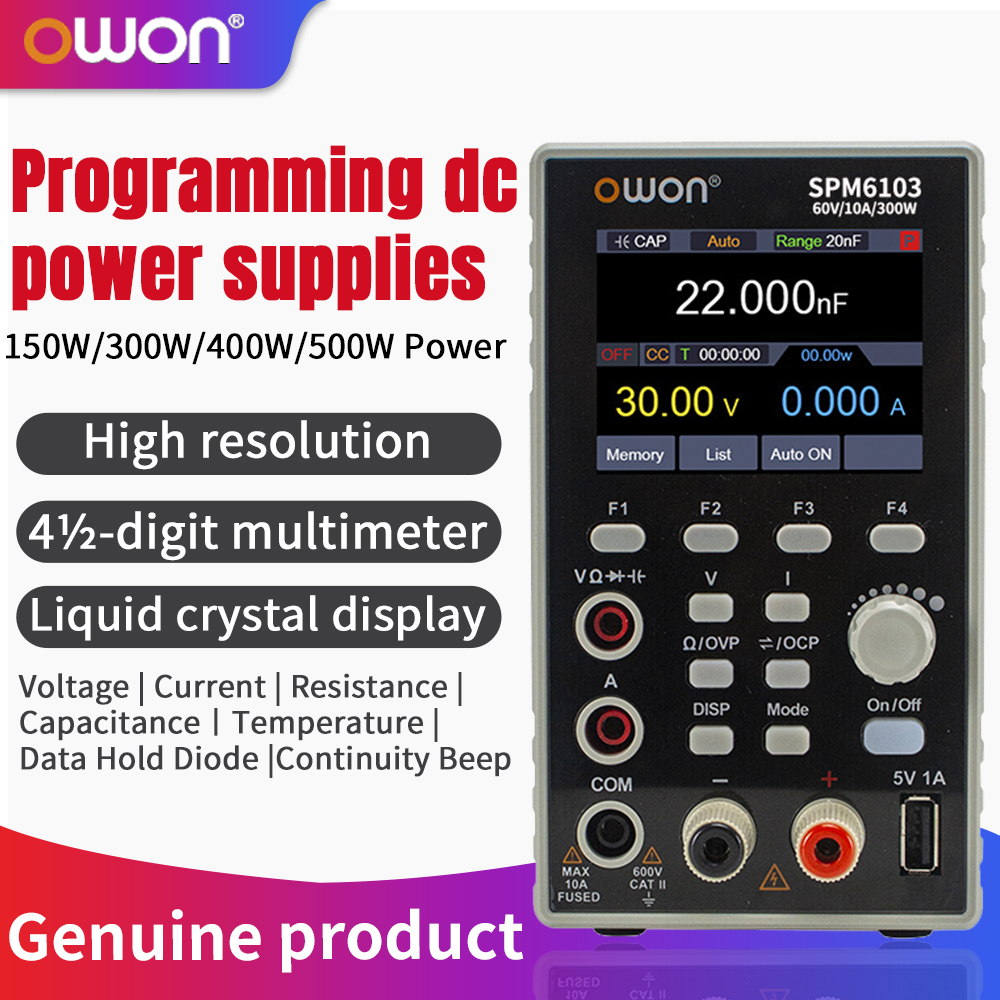 OWON SPM6103 Programmable DC P - đánh giá và giá Programmable Dc Power Supply 60V 10A