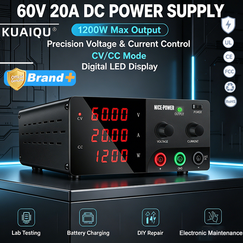 NICE-POWER 60V 20A High Power  - đánh giá và giá High Power 60V 20A Bench Power Supply