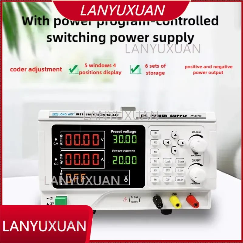 Longwei LW-1560E 900W 15V 30V  - đánh giá và giá High Power 60V 20A Bench Power Supply