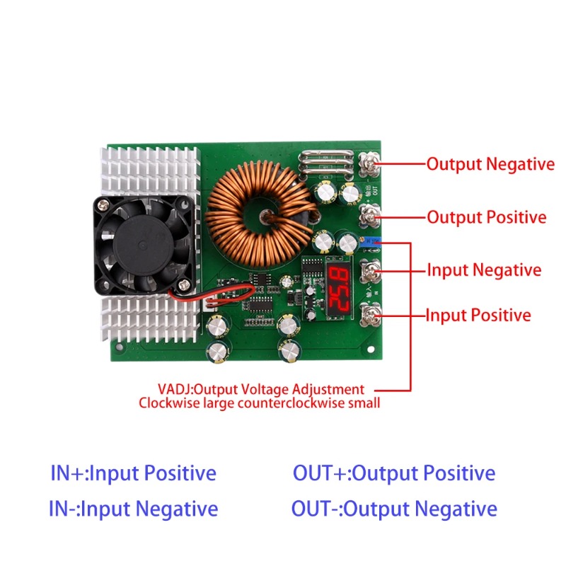 1000W 50A DC-DC Buck Converter - đánh giá và giá Step Down Dc Power Supply Module 1000W