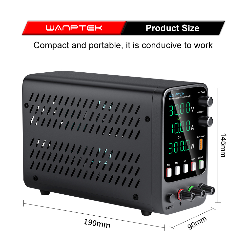 Wanptek Adjustable DC Power Su - đánh giá và giá Programmable Dc Power Supply 60V 10A
