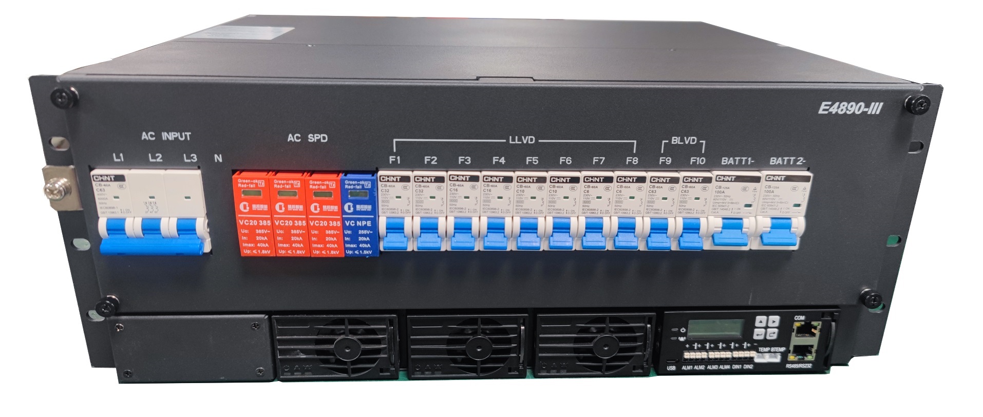 Impow 48v DC Rectifier System  - đánh giá và giá Telecom Dc Power Supply 48V 50A
