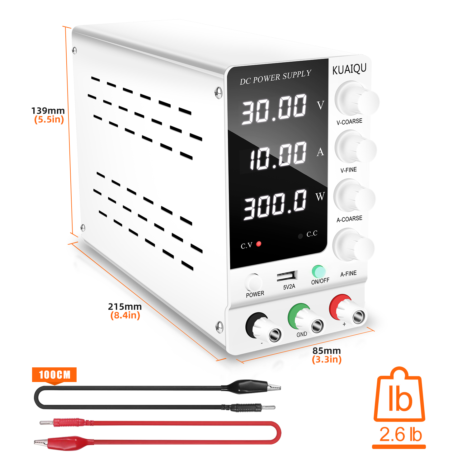 KUAIQU Lab DC Power Supply 30V - đánh giá và giá High Power 60V 20A Bench Power Supply