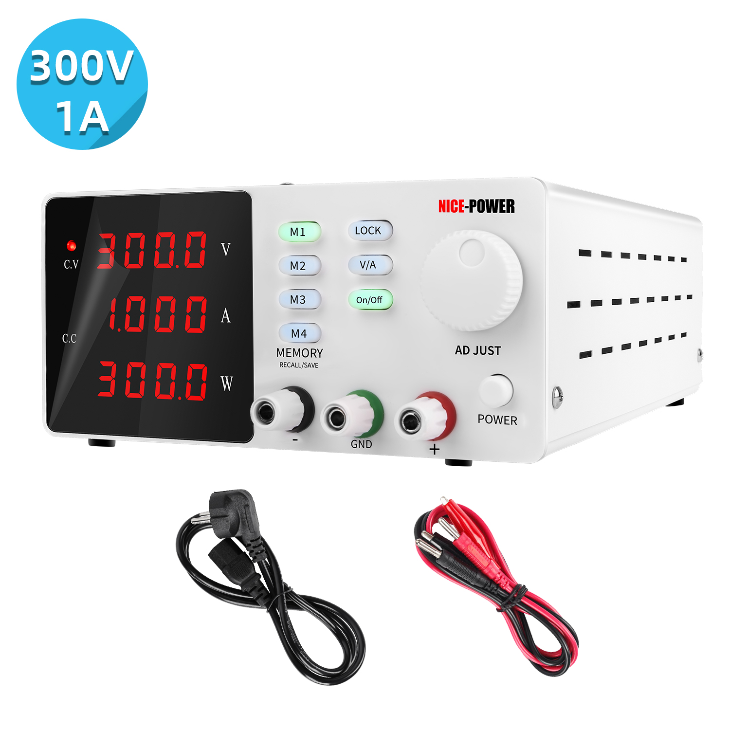 NICE-POWER SPPS-S3001 300V 1A  - đánh giá và giá Switching Dc Power Supply 300V 1A